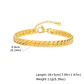 Pulsera Cubana Plana Gold 6mm, Acero Inoxidable 316L - Miniatura 7