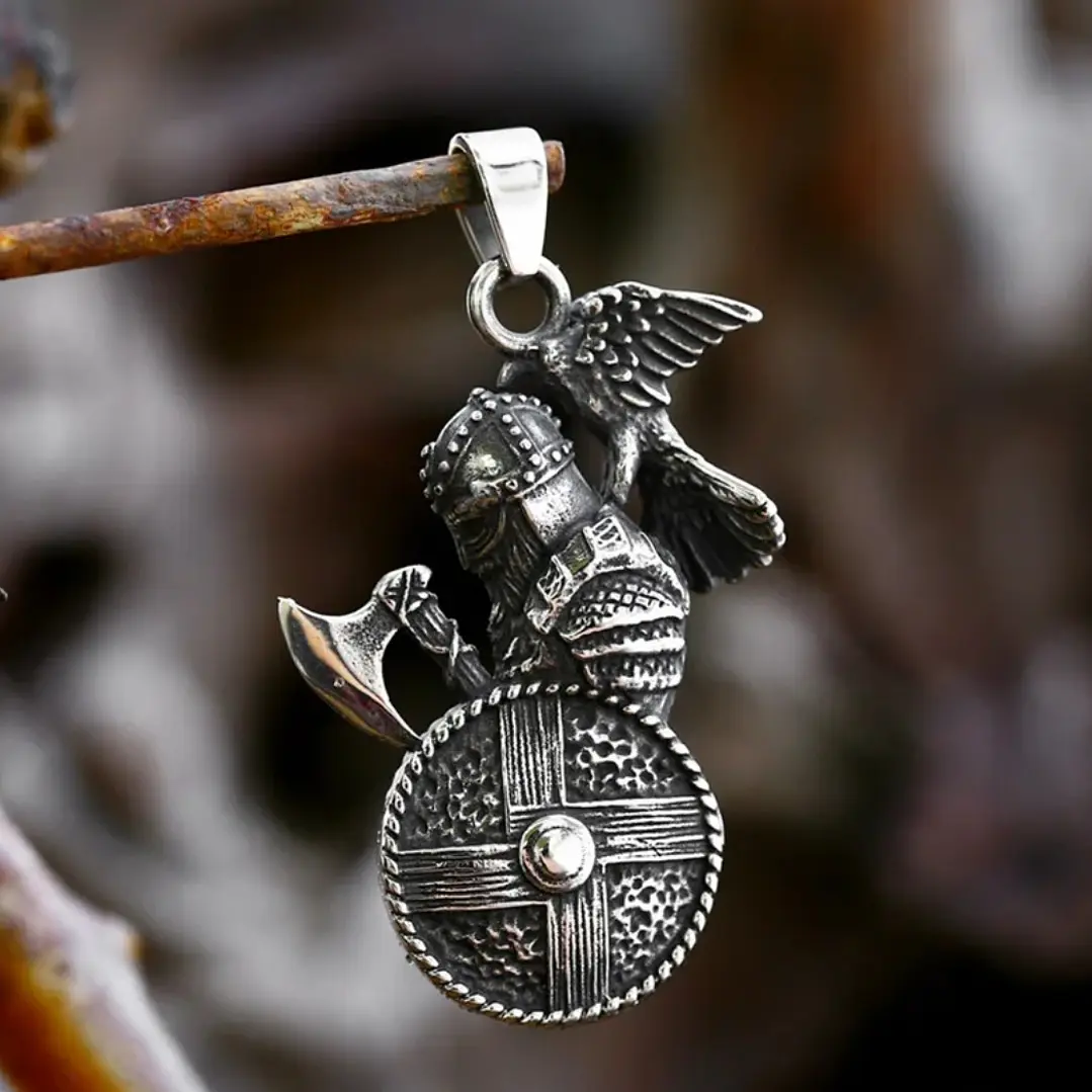Collar Guerrero Vikingo, Acero Inoxidable 316L, Hombre 5