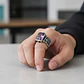 Anillo Purple And Cross, Acero Inoxidable 316L, Unisex - Miniatura 6