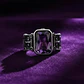 Anillo Purple And Cross, Acero Inoxidable 316L, Unisex - Miniatura 3