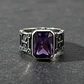 Anillo Purple And Cross, Acero Inoxidable 316L, Unisex - Miniatura 4