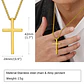 Collar Cruz Gold Royal Classic, Acero Inox. 316L, Hombre - Miniatura 4