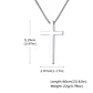 Collar Cruz Silver Royal Classic, Acero Inox. 316L, Hombre - Miniatura 8