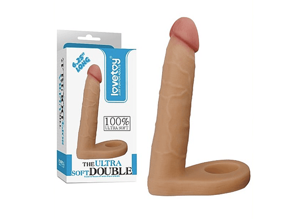 Anillo Con Protesis Para Doble Penetracion 15 Cm (Lovetoy)