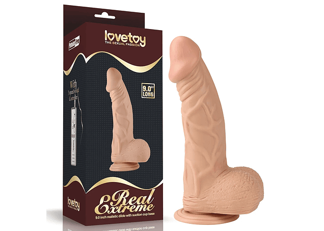 Consolador Real Extreme 22 Cm Lovetoy