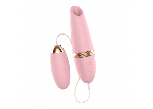 Succionador De Clitoris Y Pezones Con Huevo Vibrador