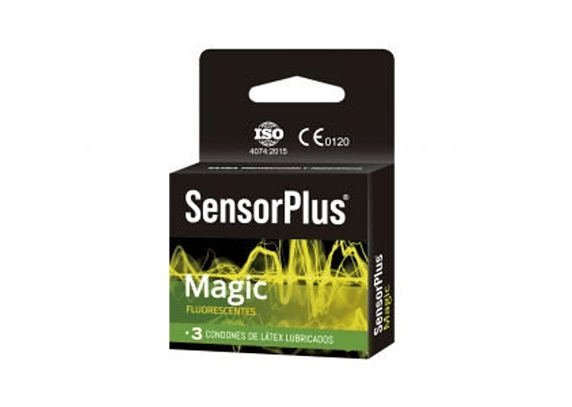 Preservativo Magic Fluorescentes Sensor Plus
