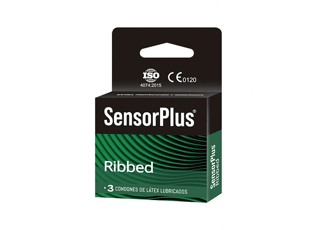 Preservativo Ribbed Sensor Plus