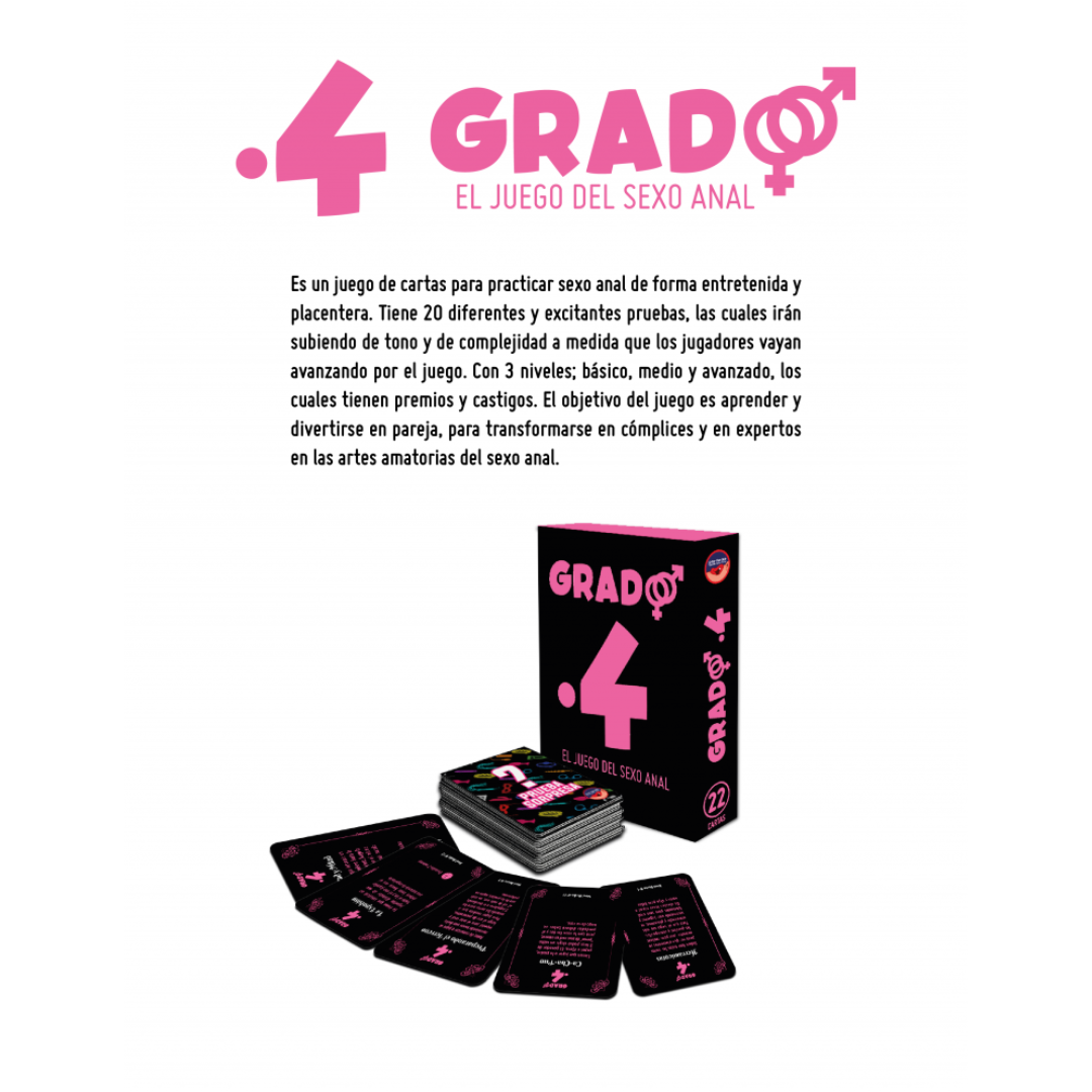 Grado 4 - Juego erótico sexo anal