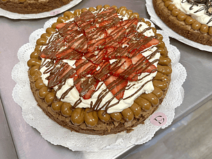 Pastel Brownie Frutillas & Nutella