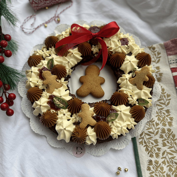 Pastel Brownie Fudge Navideño ( Solo entrega 24 AM ) 🎄 1