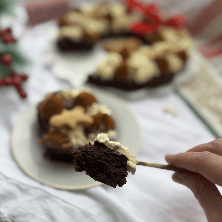 Pastel Brownie Fudge Navideño ( Solo entrega 24 AM ) 🎄 3