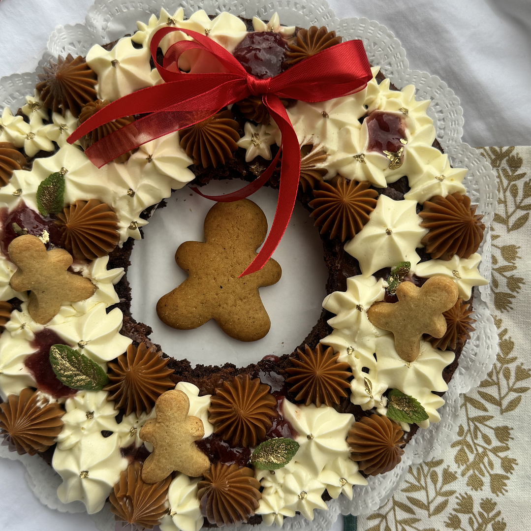 Pastel Brownie Fudge Navideño ( Solo entrega 24 AM ) 🎄 2