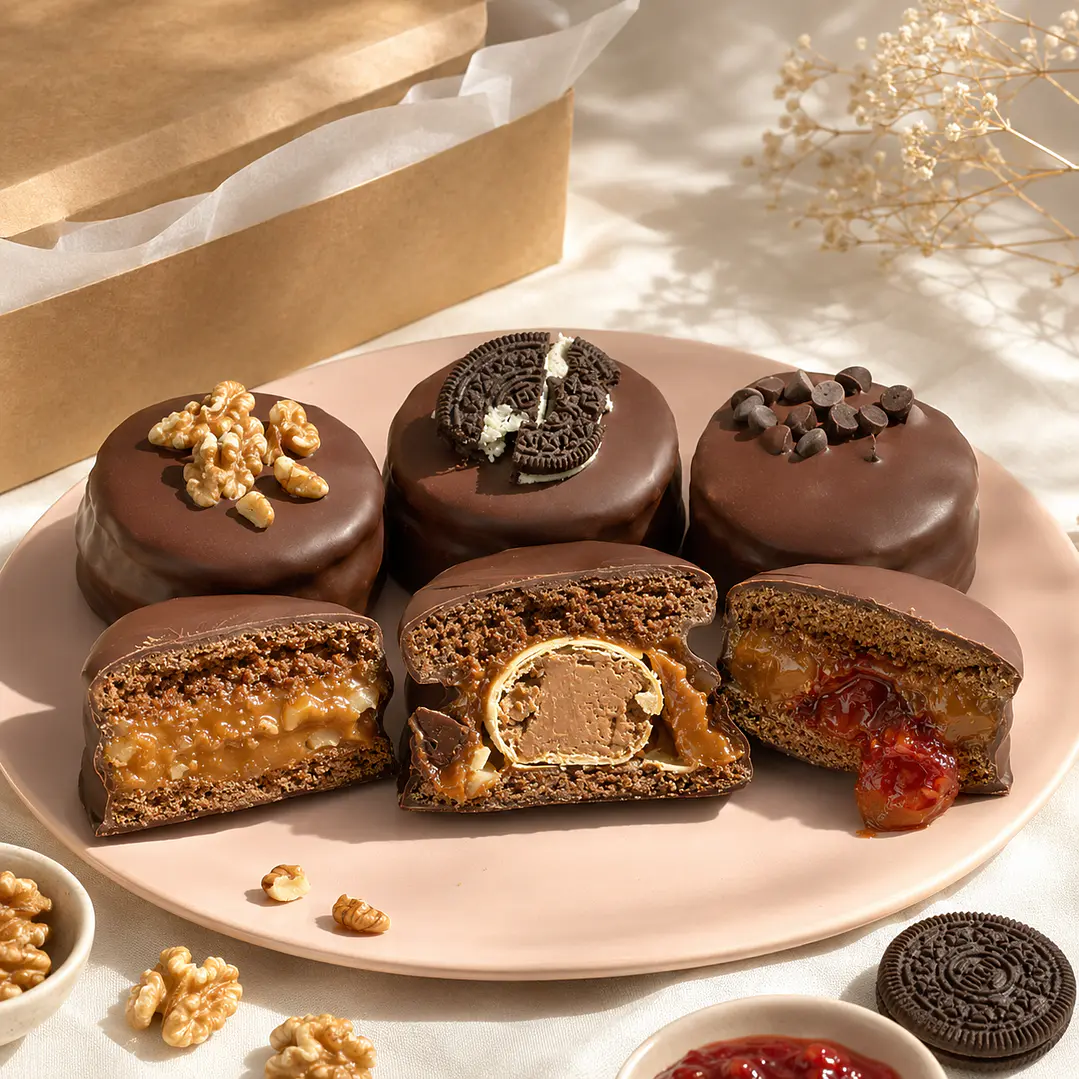 Pack 6 mega Alfajores marplatenses premium 1