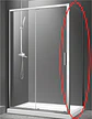 Mampara Side Panel 80 cms para Puerta Corredera - Miniatura 2