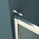 Mampara corredera frontal PREMIUM 150X190 cm 6