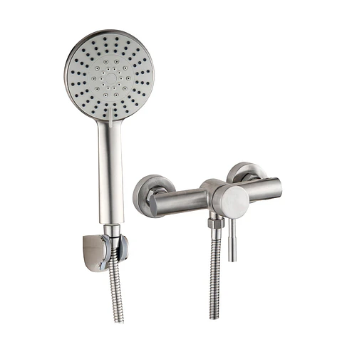Monomando Solo Ducha Stal Satinado 