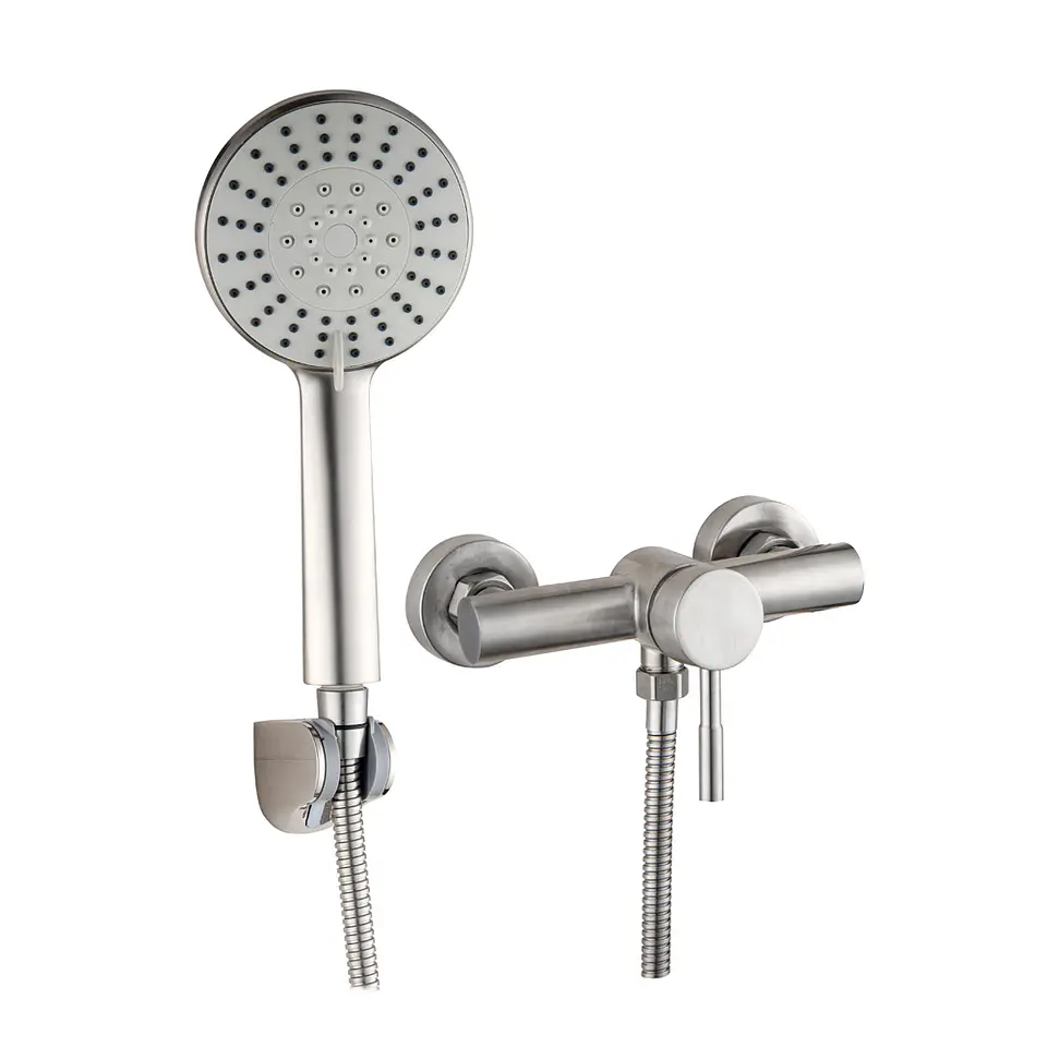 Monomando Solo Ducha Stal Satinado  1