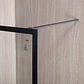 Mampara Premium Fija Matte Black 100 cm - Miniatura 6