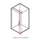 Set Burletes Unión Magnético 90 Vidrio 6mm 4