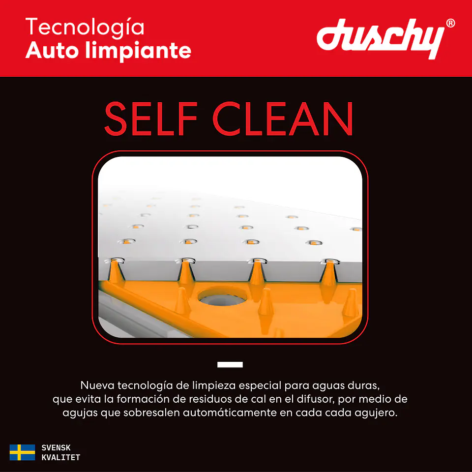 Juego de Ducha Self Clean 2
