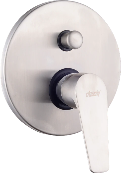 Monomando Ducha Empotrada Con Diverter Malmo Brushed Nickel