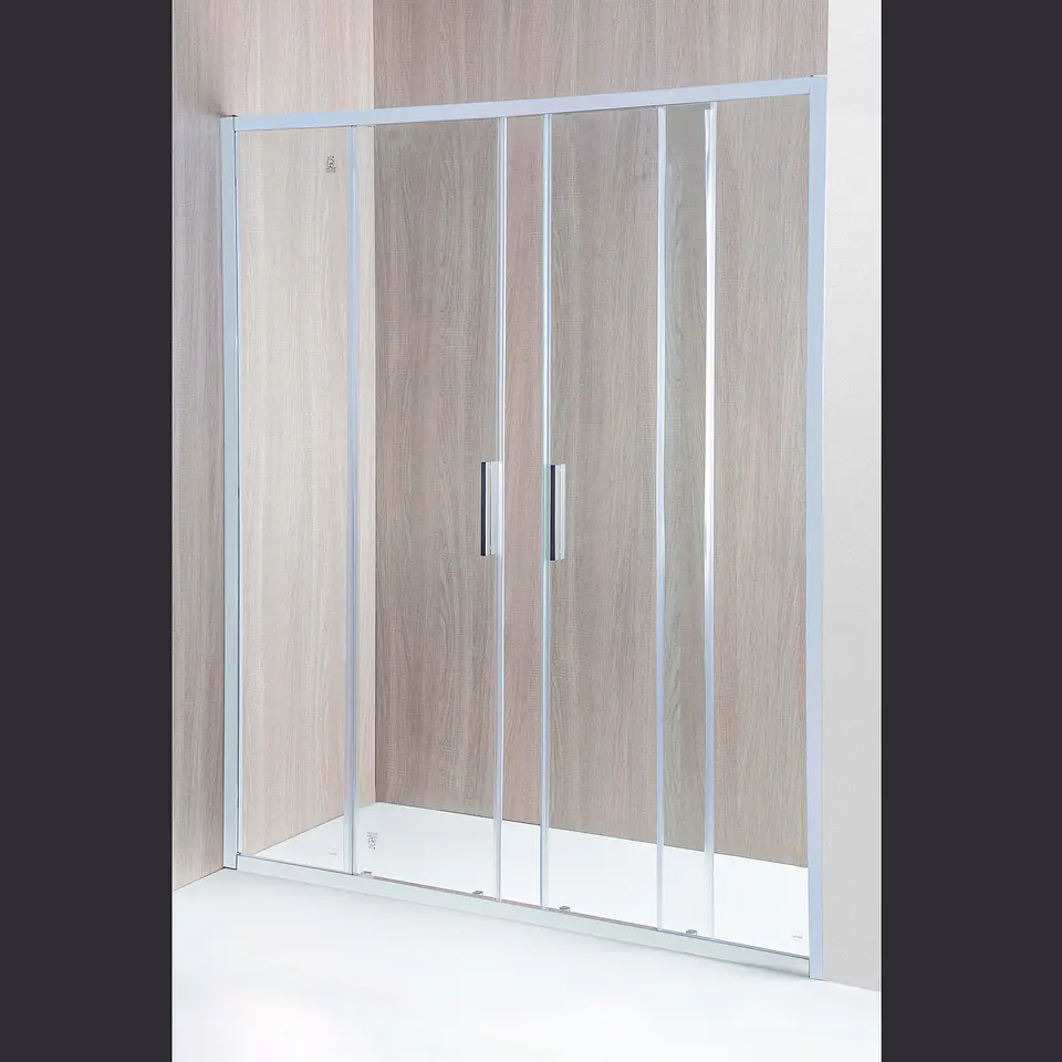 Mampara corredera apertura central PREMIUM 160x190 cm 2