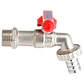Llave bola jardin 1/2 roja - Miniatura 3