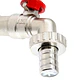 Llave bola jardin 1/2 roja - Miniatura 5