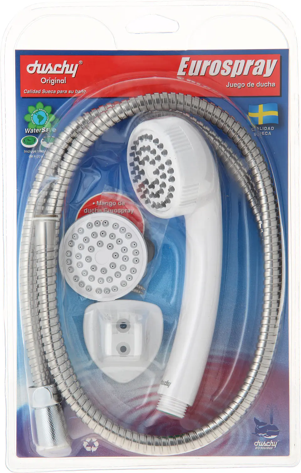 Juego de Ducha Blanco Eurospray 4