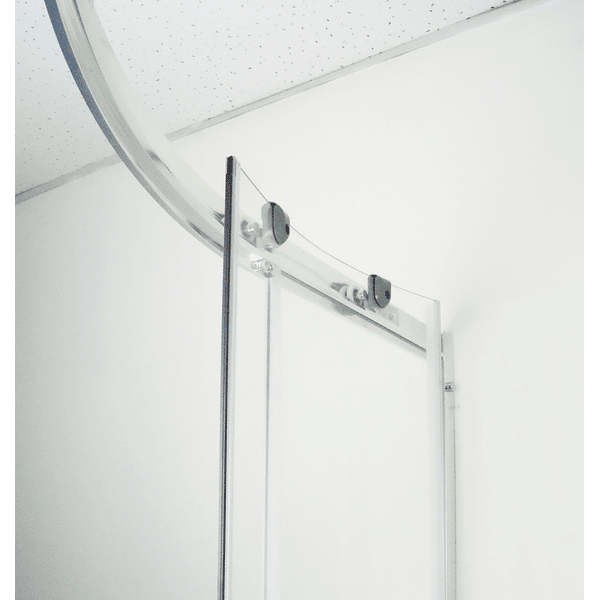Cabina de ducha base curva 80x80 cm 3
