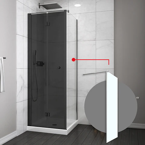 Mampara Side Panel para abatible y plegable 70 cm