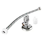 Llave angular y flexible 1/2 25 cm - Miniatura 1