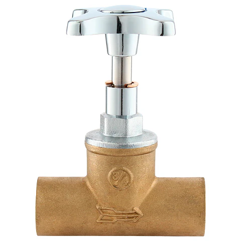 Llave de paso 3/4 mango zinc