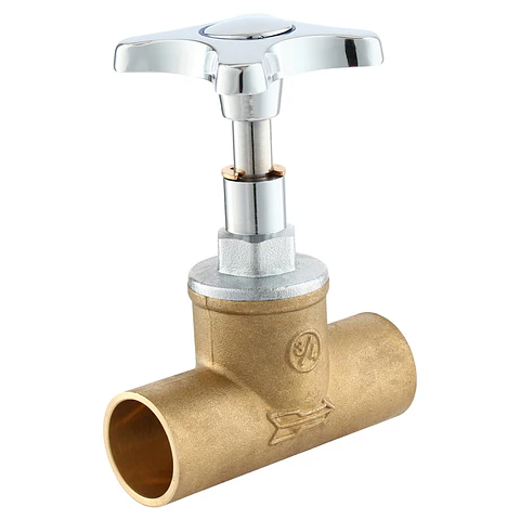 Llave de paso 3/4 mango zinc