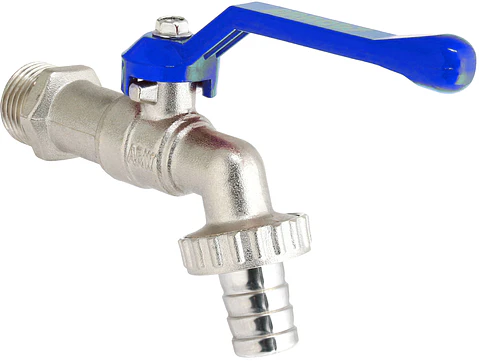 Llave bola jardin 1/2 azul