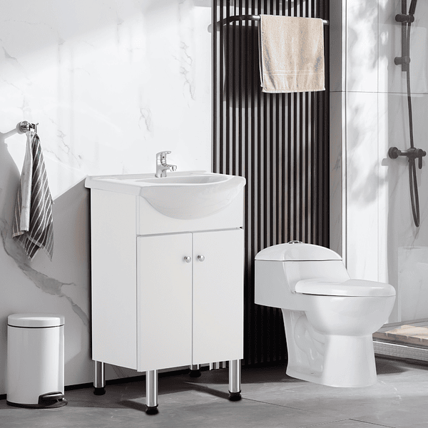 Combo mueble Blanco - Wc one piece Lund - Griferia 2