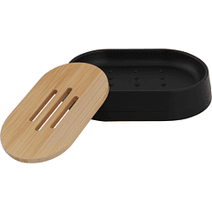 Jabonera Bamboo Matte Black