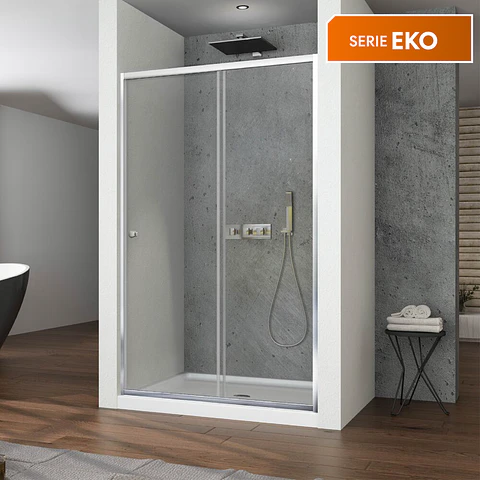 Mampara corredera frontal 130X190 cm EKO