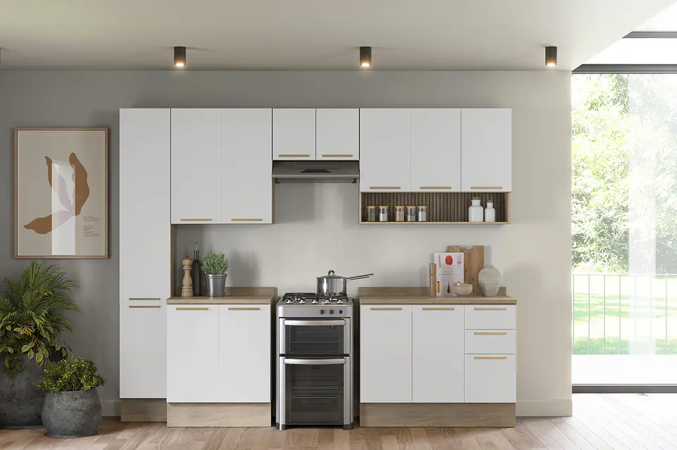 Mueble despensa 35x217x31 cm blanco 3