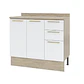 Mueble base con cubierta 120x92x52 cm blanco - Miniatura 1