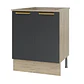 Mueble base sin cubierta 80x84x51 cm grafito - Miniatura 1