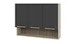 Mueble mural con nicho 105x80x30 cm grafito - Miniatura 1