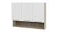Mueble mural con nicho 105x80x30 cm blanco - Miniatura 1