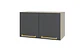 Mueble mural 60x36x30 cm grafito - Miniatura 1