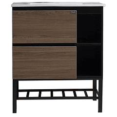 Mueble Vanitorio 75 cm Axe Brown Black