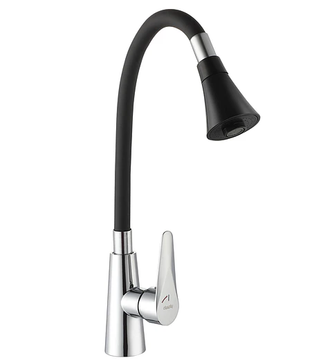 Monomando cocina - Flexible negro Coolstart