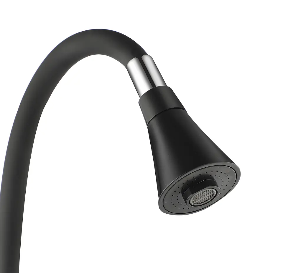Monomando cocina - Flexible negro Coolstart 4