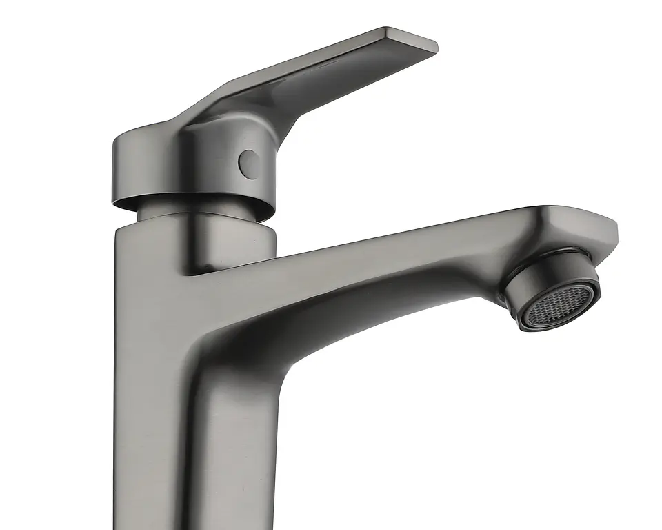 Monomando Lavamanos Compass Gun Metal Coolstart 3