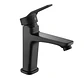 Monomando Lavamanos Compass Matte Black Coolstart - Miniatura 2